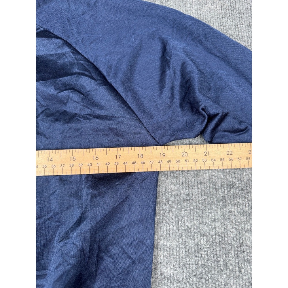 Vintage Champion USA V-Neck Pullover Windbreaker Navy White Trim Size Small 90s - Picture 12 of 16